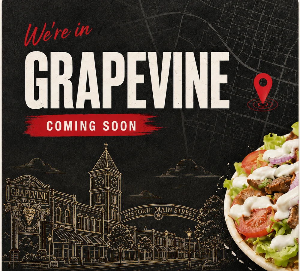 Gyro Rice and Spice in Grapevine, TX. Coming soon.